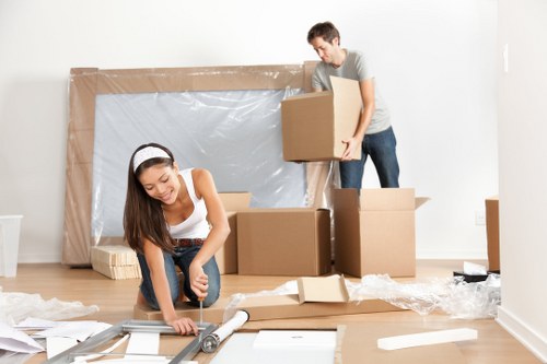 Student removals in Hampstead with moving boxes and local relocation support