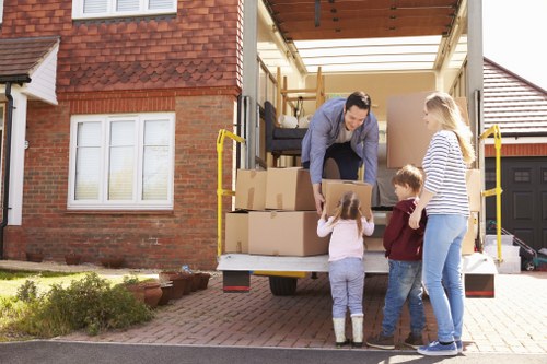Local office movers handling commercial furniture relocation in Hampstead