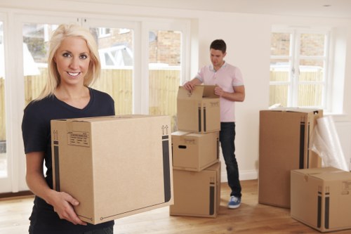 Careful handling of fragile items during a Hampstead move