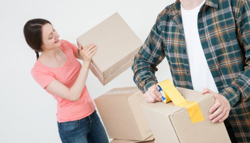 Local removal service managing a commercial relocation in Hampstead