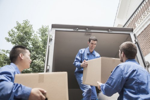 Moving van access and parking considerations for flat removals in Hampstead
