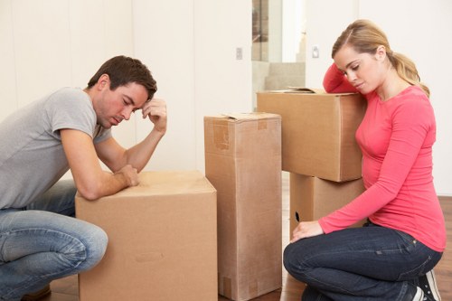 Moving team coordinating a residential relocation in Hampstead