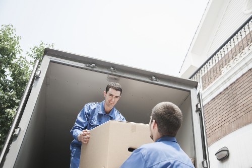 Removal van loaded for a smooth Hampstead moving day